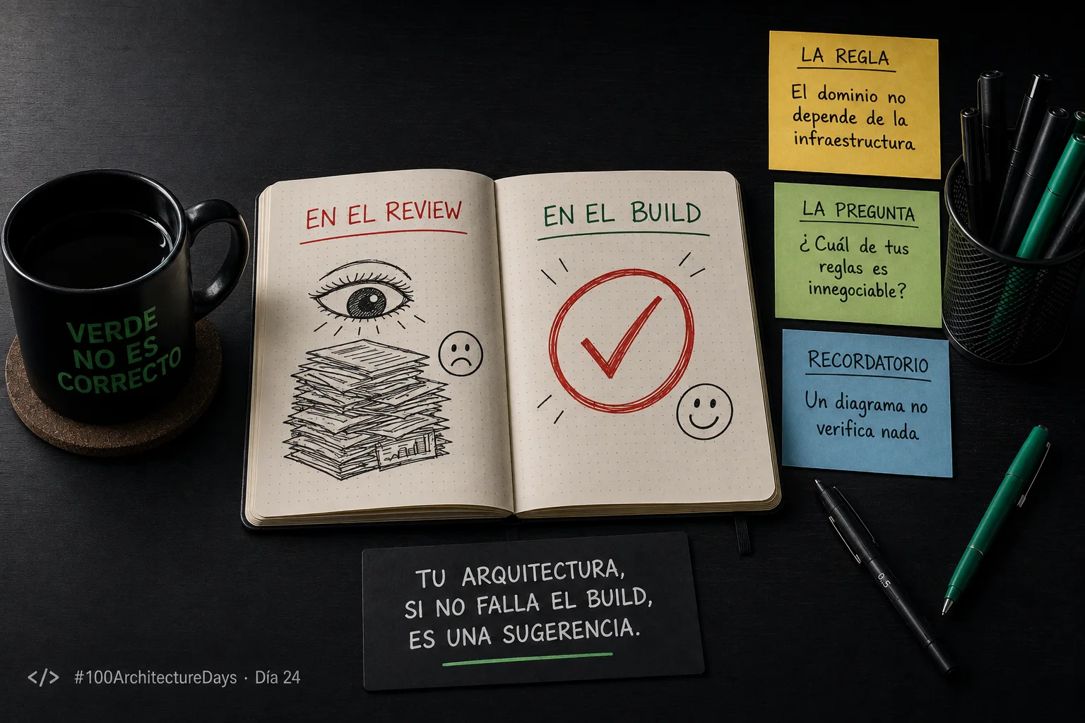 Día 24: Escribir código dejó de ser el cuello de botella. Verificarlo, no.
